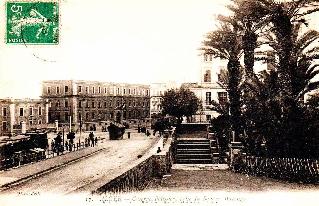 Alger - Caserne Pelissier prise du Square Marengo.jpg